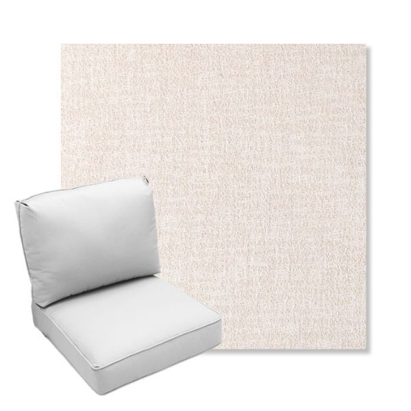 Picture of Abstraction Parchment | Center Seam Deep Seating Outdoor Cushions - Sunbrella© Fabric