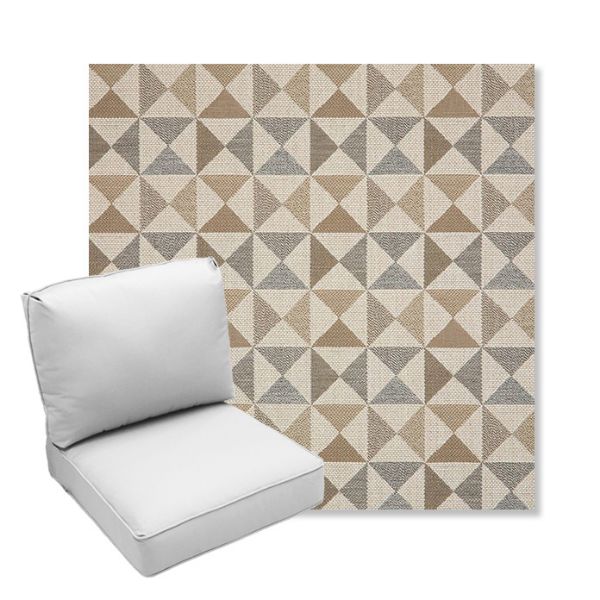 Picture of Array Dune | Center Seam Deep Seating Outdoor Cushions - Sunbrella© Fabric