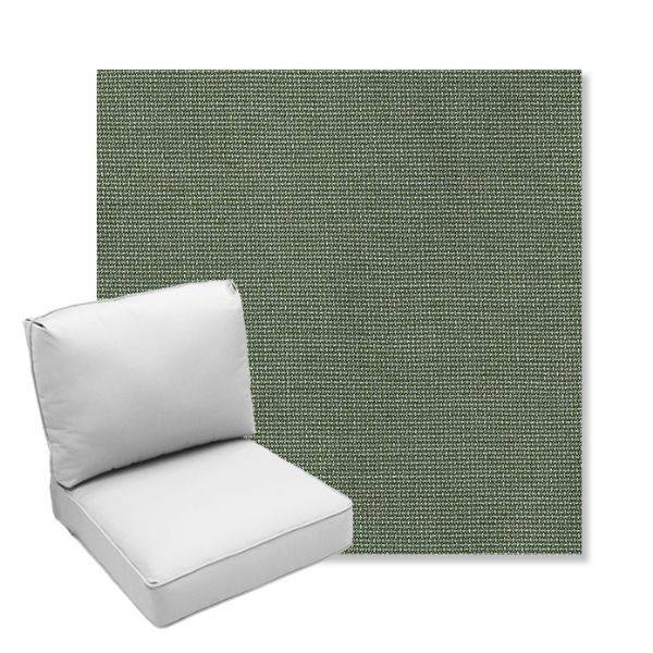 Picture of Bliss Aloe | Center Seam Deep Seating Outdoor Cushions - Sunbrella© Fabric