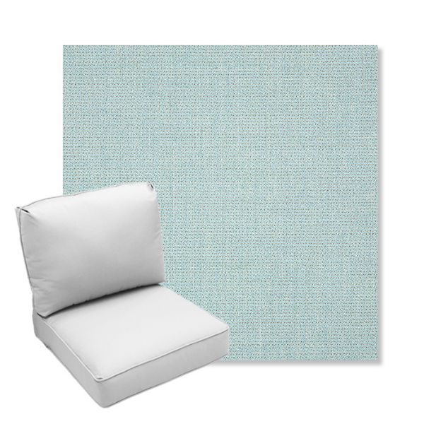 Picture of Bliss Dew | Center Seam Deep Seating Outdoor Cushions - Sunbrella© Fabric