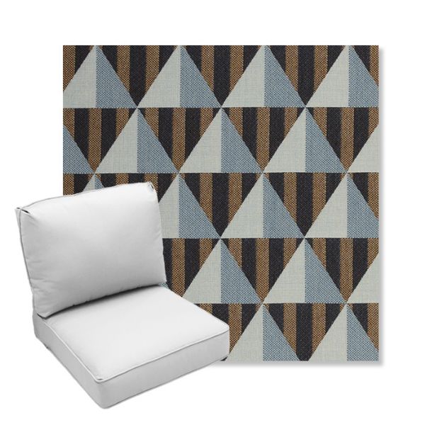 Picture of Buoy Cape Cod | Center Seam Deep Seating Outdoor Cushions - Sunbrella© Fabric