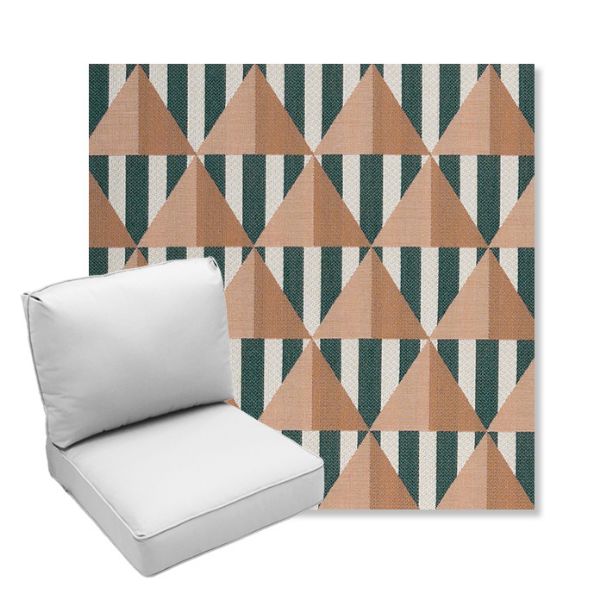 Picture of Buoy Santa Monica | Center Seam Deep Seating Outdoor Cushions - Sunbrella© Fabric