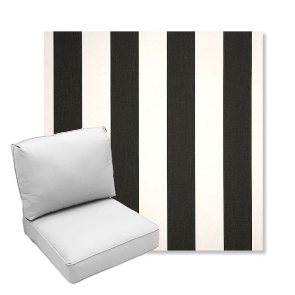 Picture of Cabana Classic | Center Seam Deep Seating Outdoor Cushions - Sunbrella© Fabric