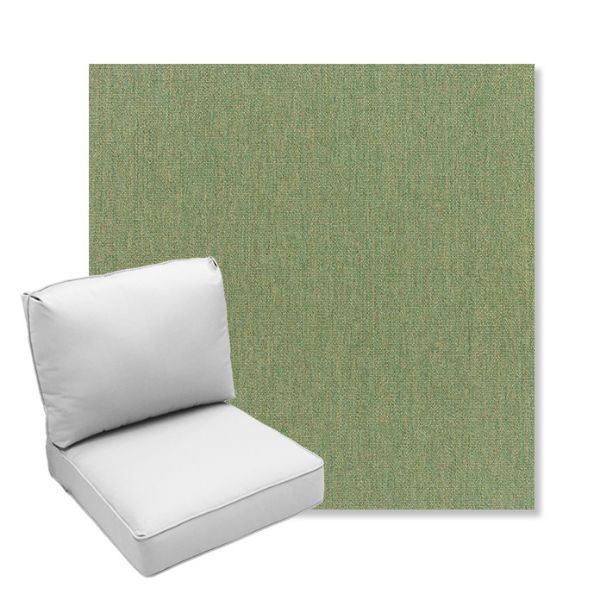 Picture of Canvas Fern | Center Seam Deep Seating Outdoor Cushions - Sunbrella© Fabric