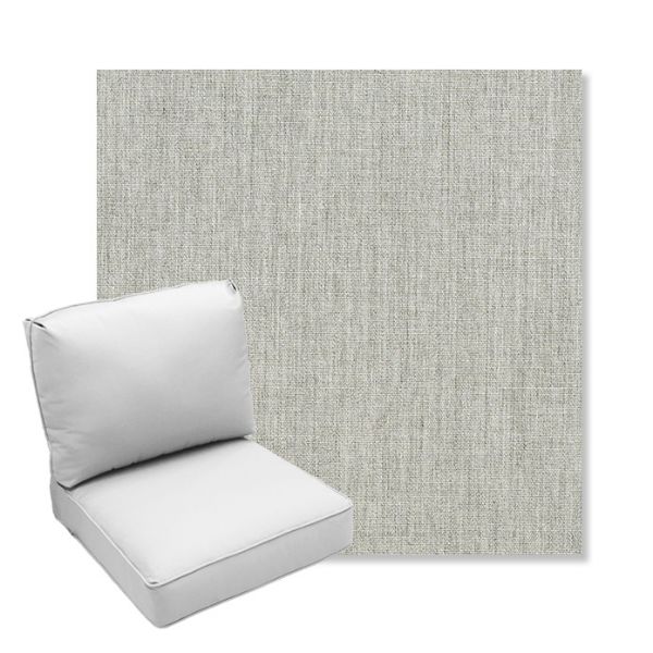 Picture of Canvas Granite | Center Seam Deep Seating Outdoor Cushions - Sunbrella© Fabric