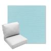 Picture of Canvas Mineral Blue | Center Seam Deep Seating Outdoor Cushions - Sunbrella© Fabric