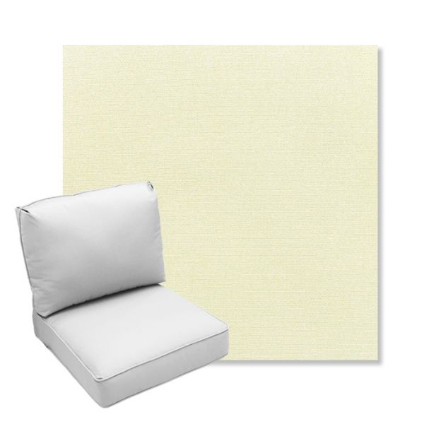 Picture of Canvas Natural | Center Seam Deep Seating Outdoor Cushions - Sunbrella© Fabric