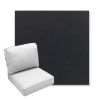 Picture of Canvas Raven Black | Center Seam Deep Seating Outdoor Cushions - Sunbrella© Fabric