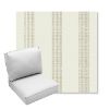 Picture of Caper Linen | Center Seam Deep Seating Outdoor Cushions - Sunbrella© Fabric