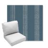 Picture of Caper Slate | Center Seam Deep Seating Outdoor Cushions - Sunbrella© Fabric