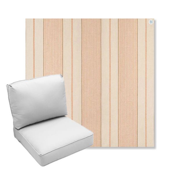 Picture of Carlo Mesa | Center Seam Deep Seating Outdoor Cushions - Sunbrella© Fabric
