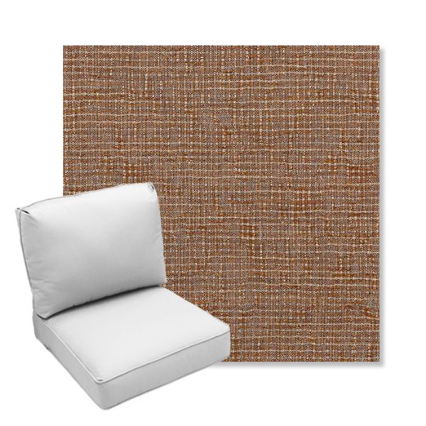 Picture of Cassava Copper | Center Seam Deep Seating Outdoor Cushions - Sunbrella© Fabric