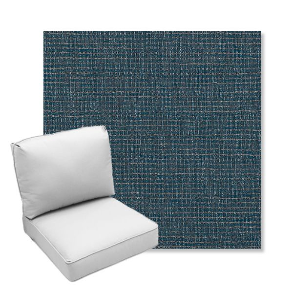 Picture of Cassava Lagoon | Center Seam Deep Seating Outdoor Cushions - Sunbrella© Fabric