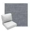 Picture of Cassava Slate | Center Seam Deep Seating Outdoor Cushions - Sunbrella© Fabric