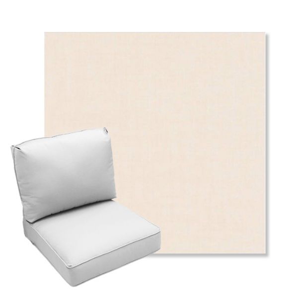 Picture of Cast Bisque | Center Seam Deep Seating Outdoor Cushions - Sunbrella© Fabric
