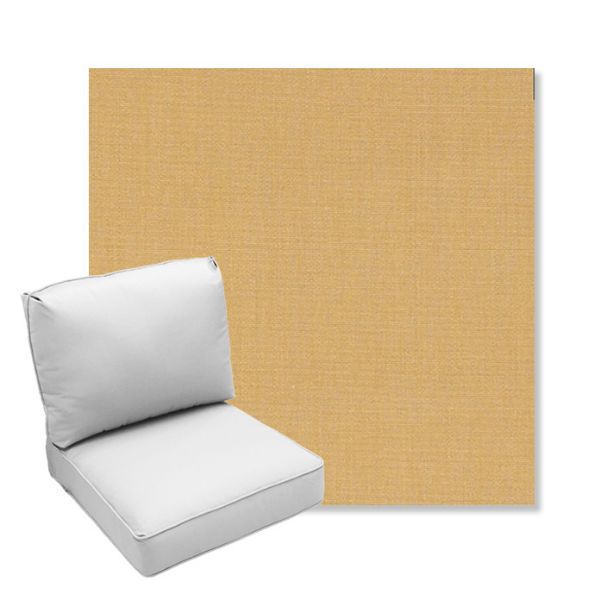 Picture of Cast Harvest | Center Seam Deep Seating Outdoor Cushions - Sunbrella© Fabric