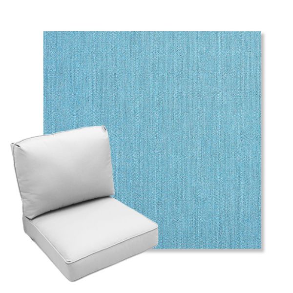 Picture of Cast Horizon | Center Seam Deep Seating Outdoor Cushions - Sunbrella© Fabric