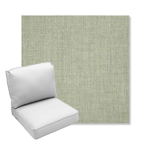 Picture of Cast Oasis | Center Seam Deep Seating Outdoor Cushions - Sunbrella© Fabric