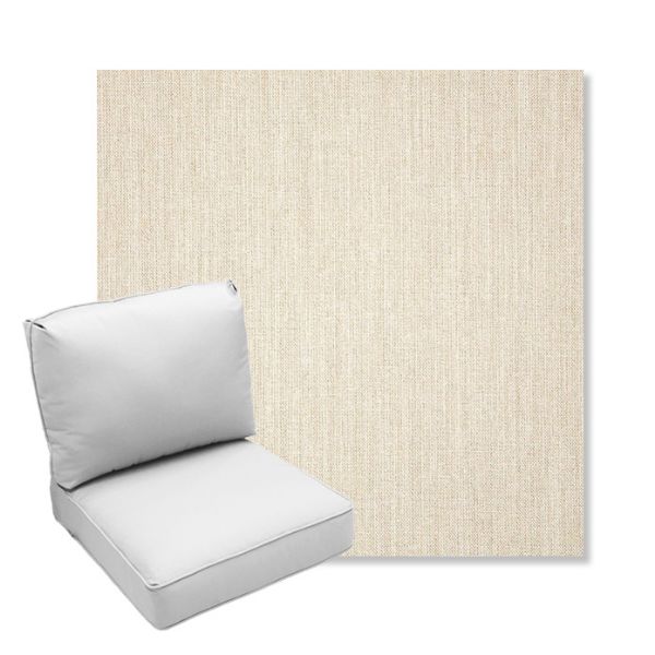 Picture of Cast Pumice | Center Seam Deep Seating Outdoor Cushions - Sunbrella© Fabric