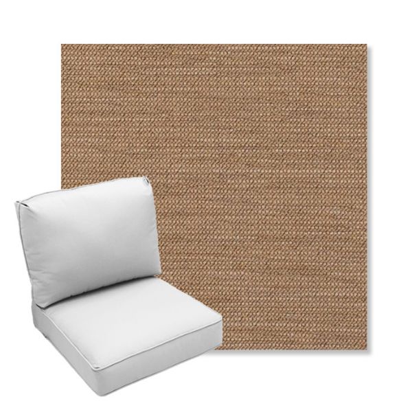 Picture of Charmer Desert | Center Seam Deep Seating Outdoor Cushions - Sunbrella© Fabric
