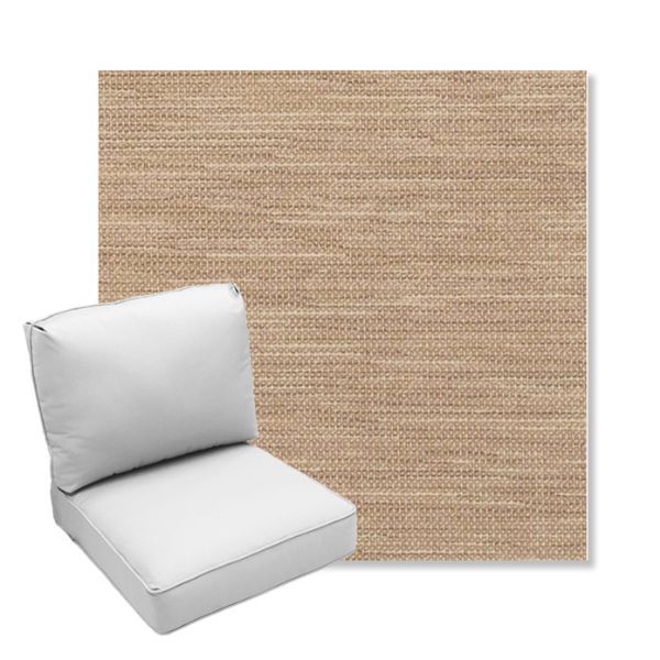 Picture of Charmer Limestone | Center Seam Deep Seating Outdoor Cushions - Sunbrella© Fabric