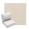 Picture of Charmer Parchment | Center Seam Deep Seating Outdoor Cushions - Sunbrella© Fabric