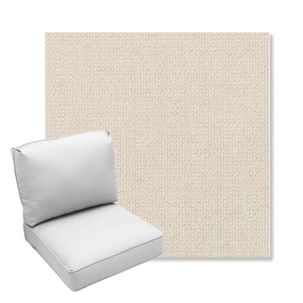 Picture of Charmer Parchment | Center Seam Deep Seating Outdoor Cushions - Sunbrella© Fabric