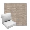 Picture of Charmer Pebble | Center Seam Deep Seating Outdoor Cushions - Sunbrella© Fabric