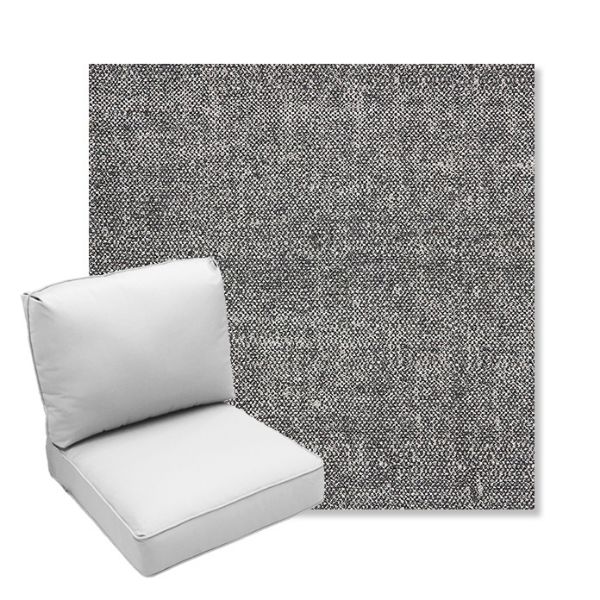 Picture of Chartres Granite | Center Seam Deep Seating Outdoor Cushions - Sunbrella© Fabric