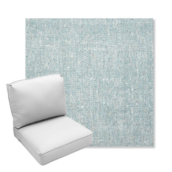 Picture of Chartres Opal | Center Seam Deep Seating Outdoor Cushions - Sunbrella© Fabric