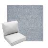 Picture of Chartres Rainfall | Center Seam Deep Seating Outdoor Cushions - Sunbrella© Fabric