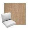 Picture of Crush Camel | Center Seam Deep Seating Outdoor Cushions - Sunbrella© Fabric