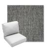 Picture of Crush Pewter | Center Seam Deep Seating Outdoor Cushions - Sunbrella© Fabric