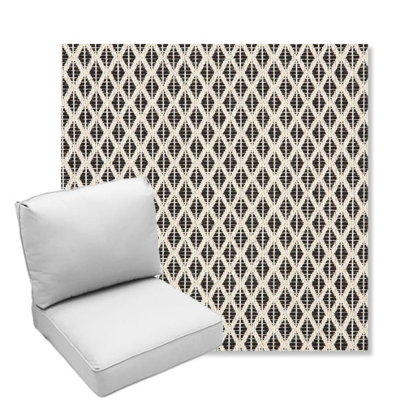 Picture of Detail Classic | Center Seam Deep Seating Outdoor Cushions - Sunbrella© Fabric