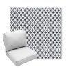 Picture of Detail Navy | Center Seam Deep Seating Outdoor Cushions - Sunbrella© Fabric