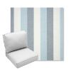 Picture of Direction Dew | Center Seam Deep Seating Outdoor Cushions - Sunbrella© Fabric