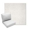 Picture of Dumont Snow | Center Seam Deep Seating Outdoor Cushions - Sunbrella© Fabric