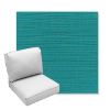 Picture of Dupione Deep Sea | Center Seam Deep Seating Outdoor Cushions - Sunbrella© Fabric