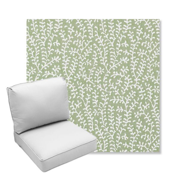 Picture of Eberly Spring | Center Seam Deep Seating Outdoor Cushions - Sunbrella© Fabric