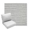 Picture of Embrace Pewter | Center Seam Deep Seating Outdoor Cushions - Sunbrella© Fabric