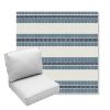 Picture of Excel Denim | Center Seam Deep Seating Outdoor Cushions - Sunbrella© Fabric