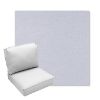 Picture of Exhale Sky | Center Seam Deep Seating Outdoor Cushions - Sunbrella© Fabric