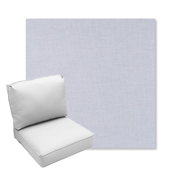 Picture of Exhale Sky | Center Seam Deep Seating Outdoor Cushions - Sunbrella© Fabric