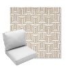 Picture of Figure Mineral | Center Seam Deep Seating Outdoor Cushions - Sunbrella© Fabric
