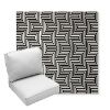 Picture of Figure Onyx | Center Seam Deep Seating Outdoor Cushions - Sunbrella© Fabric