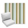 Picture of Gateway Aloe | Center Seam Deep Seating Outdoor Cushions - Sunbrella© Fabric