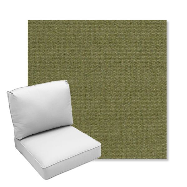 Picture of Heritage Leaf | Center Seam Deep Seating Outdoor Cushions - Sunbrella© Fabric