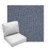 Picture of Heritage Sky | Center Seam Deep Seating Outdoor Cushions - Sunbrella© Fabric