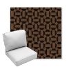 Picture of Hoopla Cola | Center Seam Deep Seating Outdoor Cushions - Sunbrella© Fabric