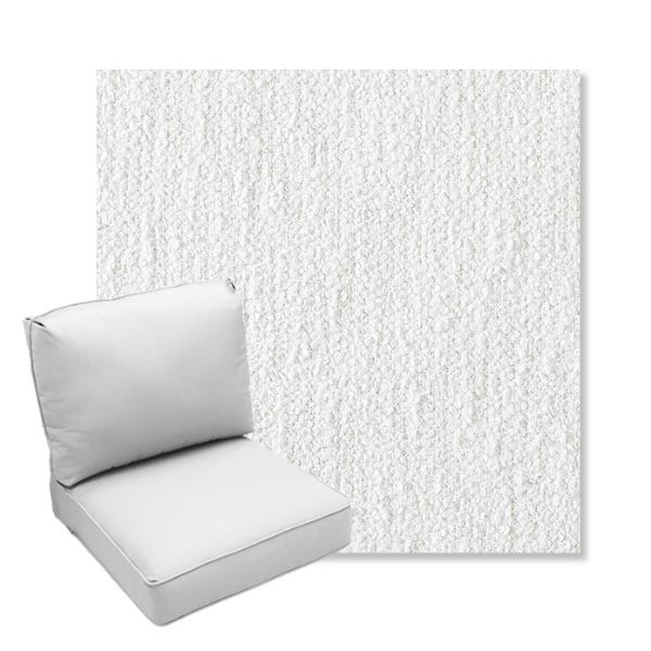 Picture of Improve White | Center Seam Deep Seating Outdoor Cushions - Sunbrella© Fabric